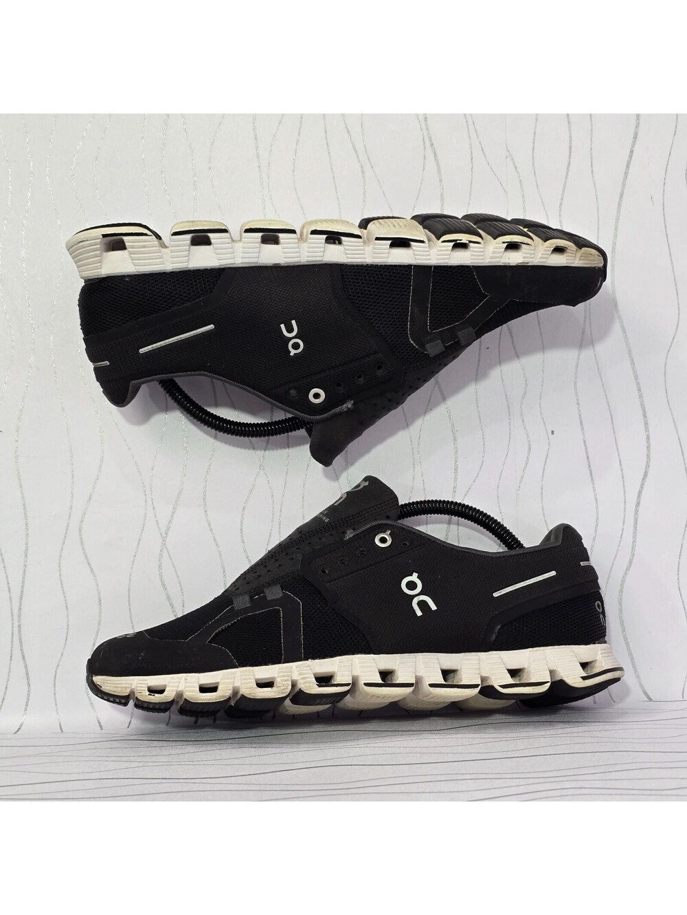 Zapatillas On Running Cloud de Mujer Negro Blanco Talla W10 US